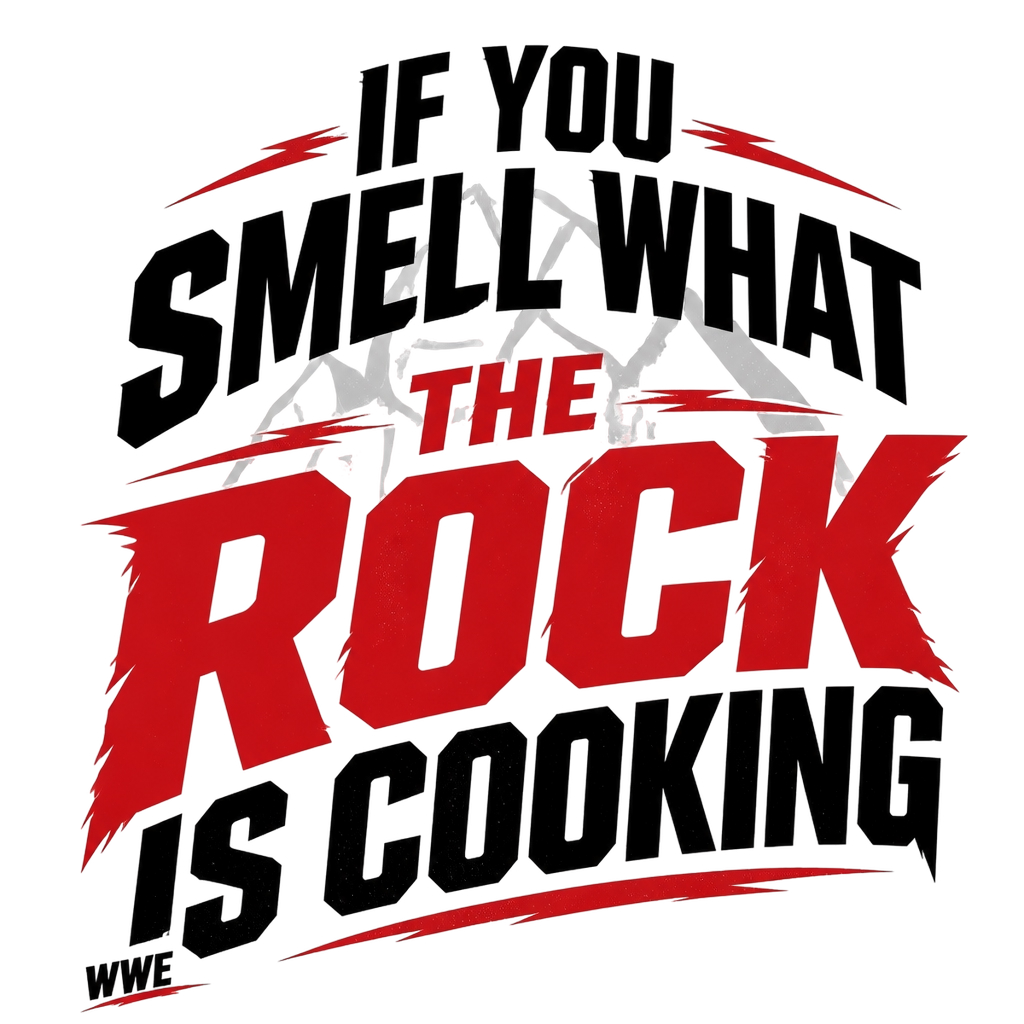 WWE "If You Smell What The Rock Is Cooking" Poster - Official posters merchandise