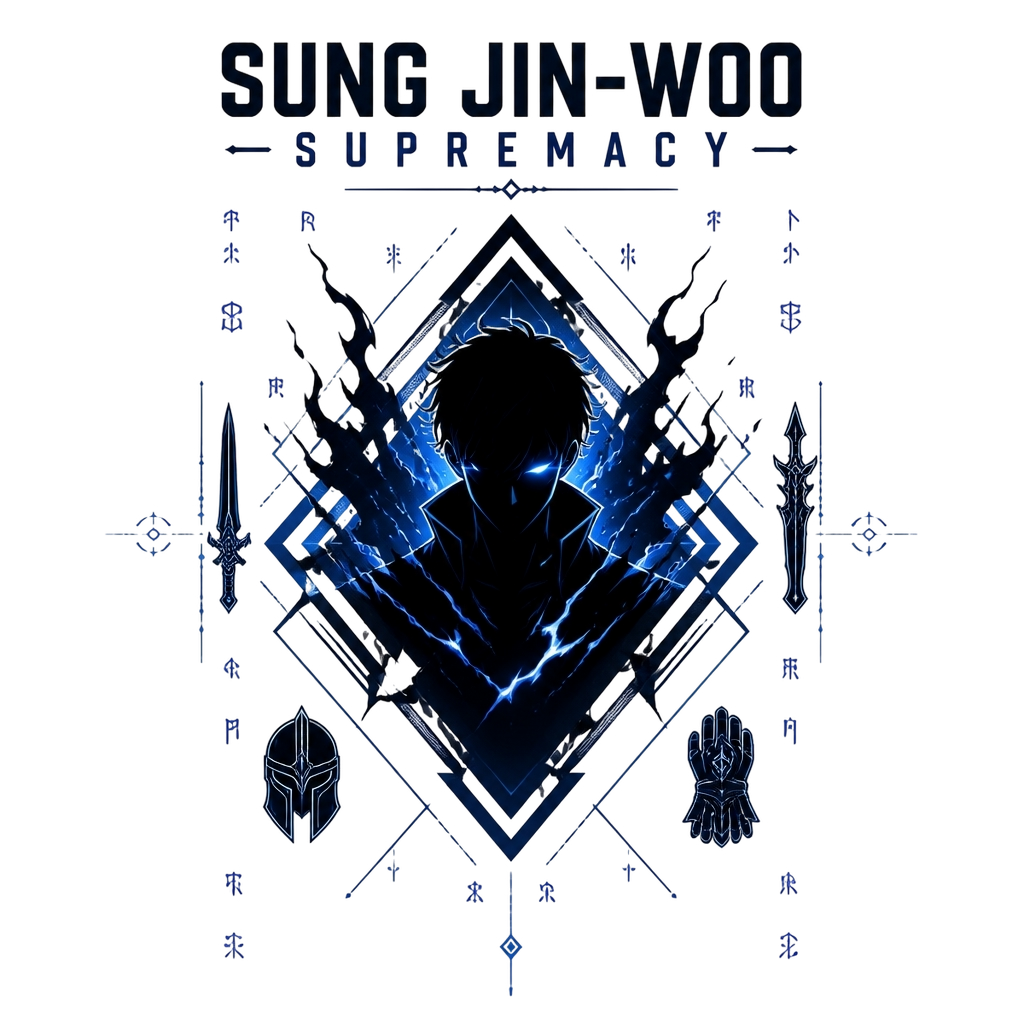 Solo Leveling "Sung Jin-Woo Supremacy" Poster - Official posters merchandise