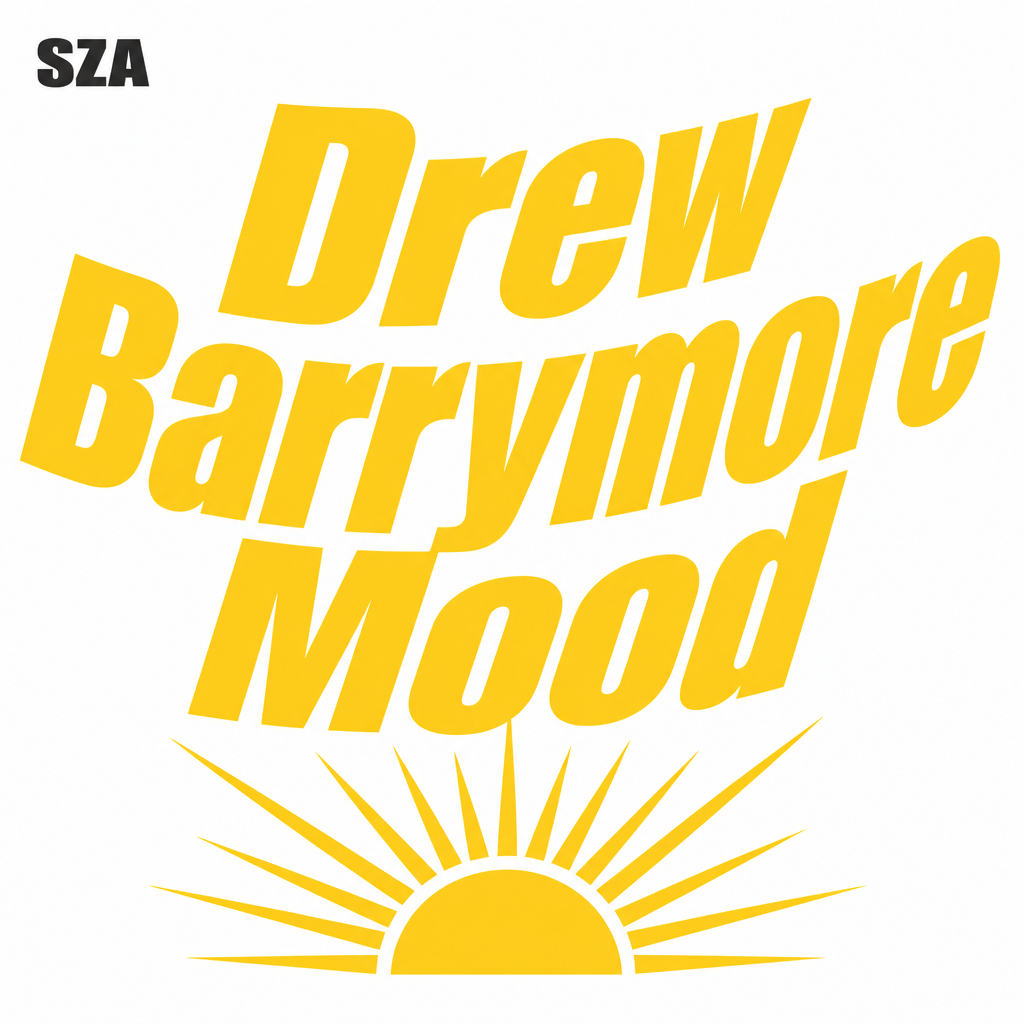 SZA "Drew Barrymore Mood" Poster - Official posters merchandise