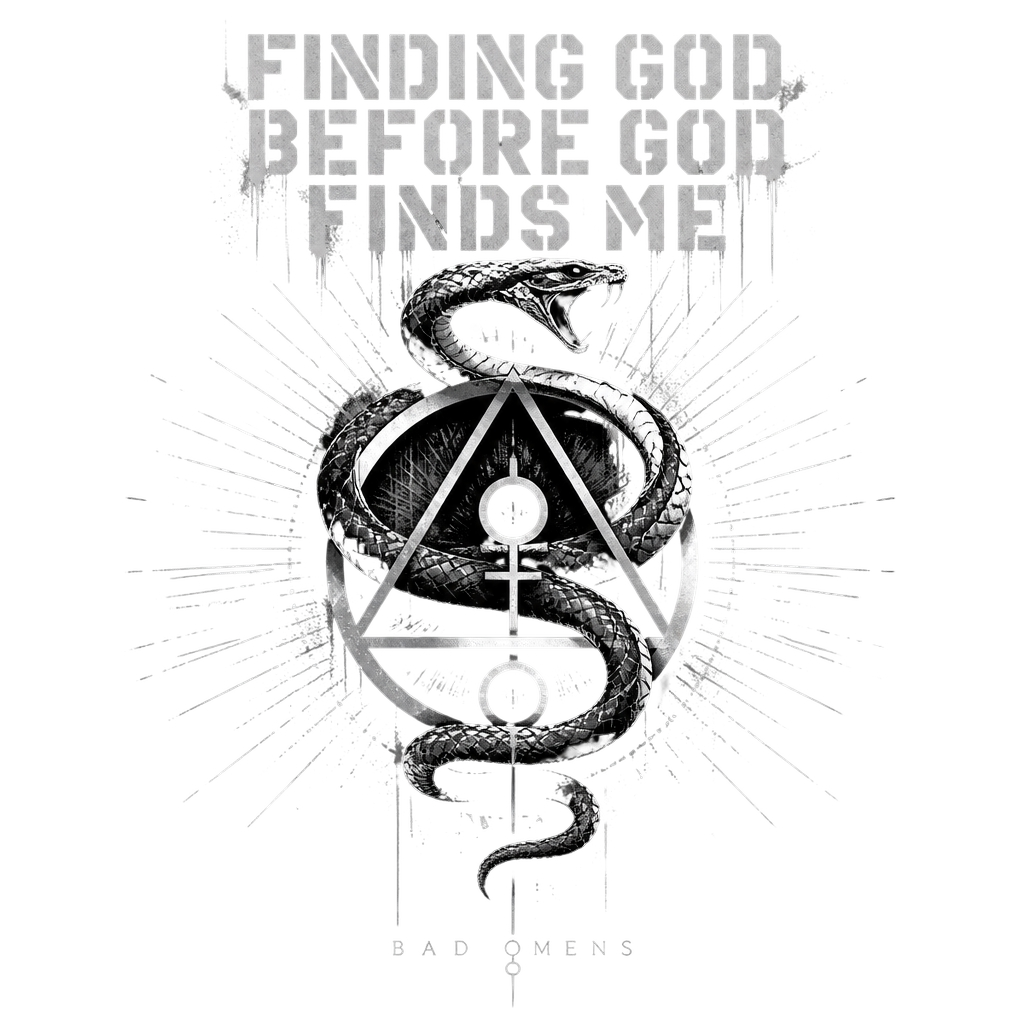 Bad Omens "FINDING GOD BEFORE GOD FINDS ME" Poster - Official posters merchandise