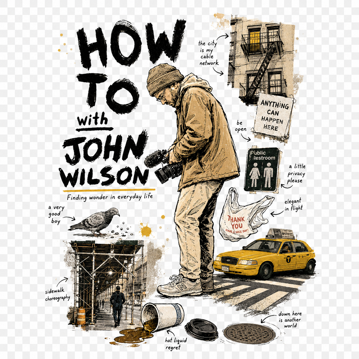 How To with John Wilson Rolled Poster - How To with John Wilson posters merchandise