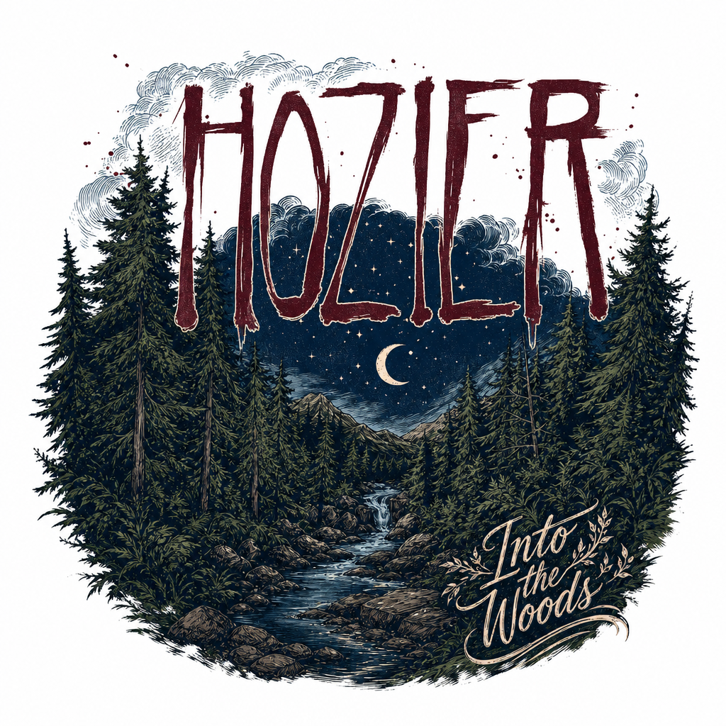 Hozier "Into the Woods" Poster - Official posters merchandise