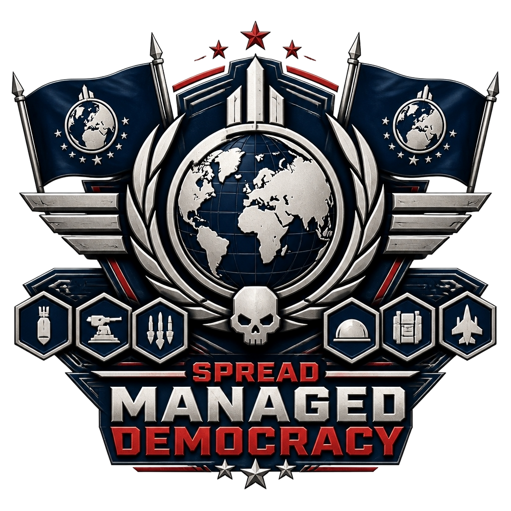 Helldivers 2 "Spread Managed Democracy" Poster