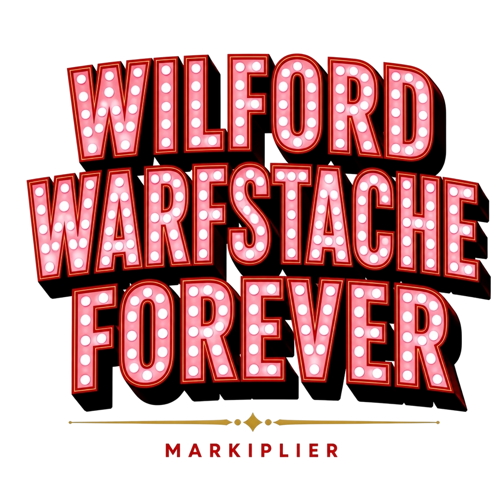 Markiplier "Wilford Warfstache Forever" Poster