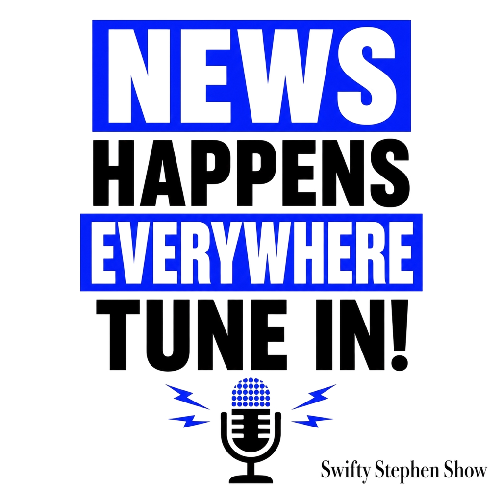 Swifty "News Happens Everywhere, Tune In!" Poster