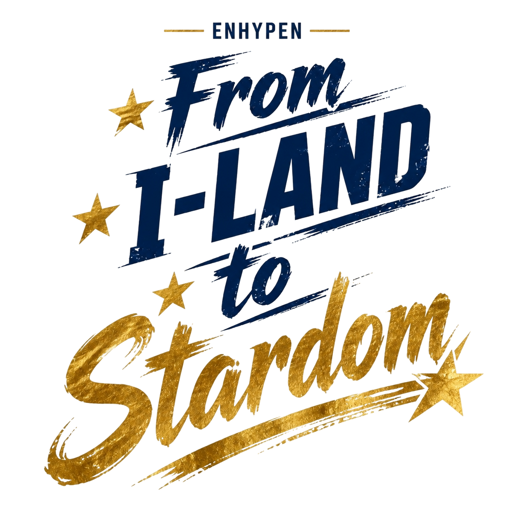ENHYPEN "From I-LAND to Stardom" Poster - Official posters merchandise