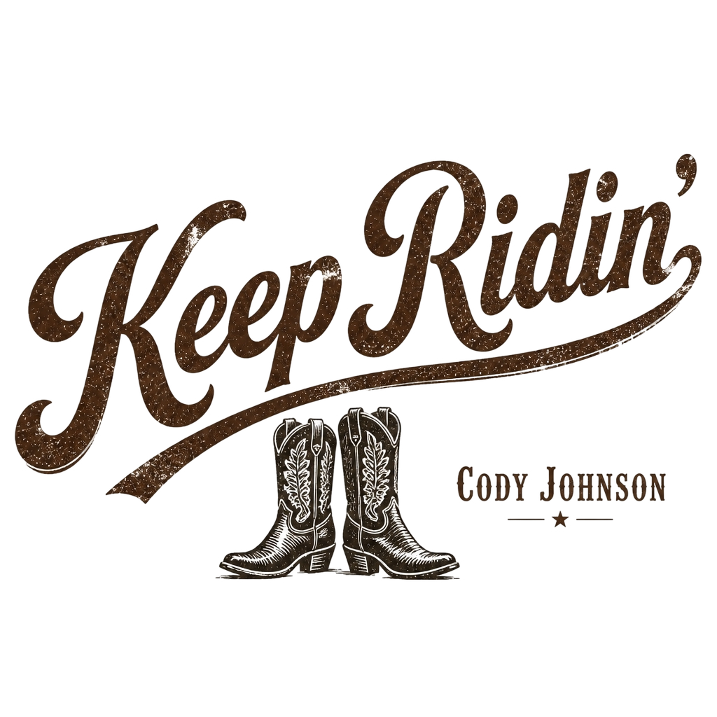 Cody Johnson "Keep Ridin" Poster - Official posters merchandise