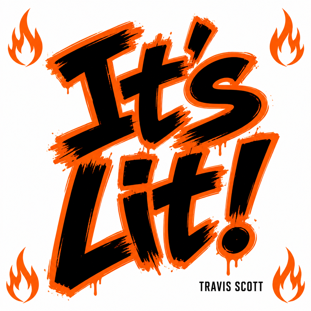 Travis Scott "s lit!" Poster