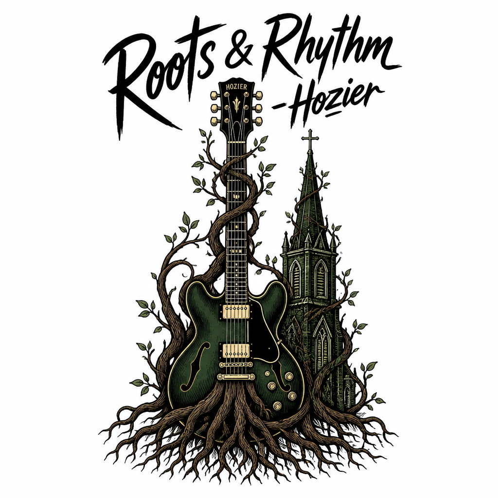 Hozier "s steeple. Text/lettering: " Poster - Official t-shirts merchandise