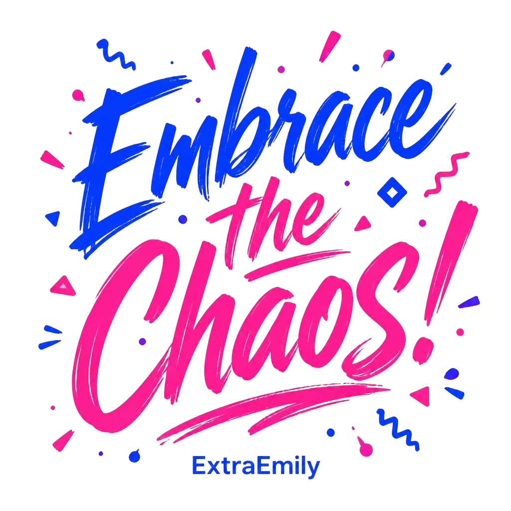 ExtraEmily "Embrace the Chaos!" Poster