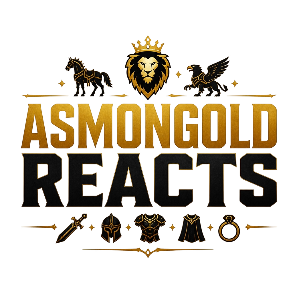 Asmongold "Asmongold Reacts" Poster