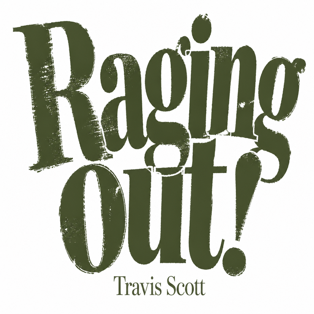 Travis Scott "Raging out!" Poster