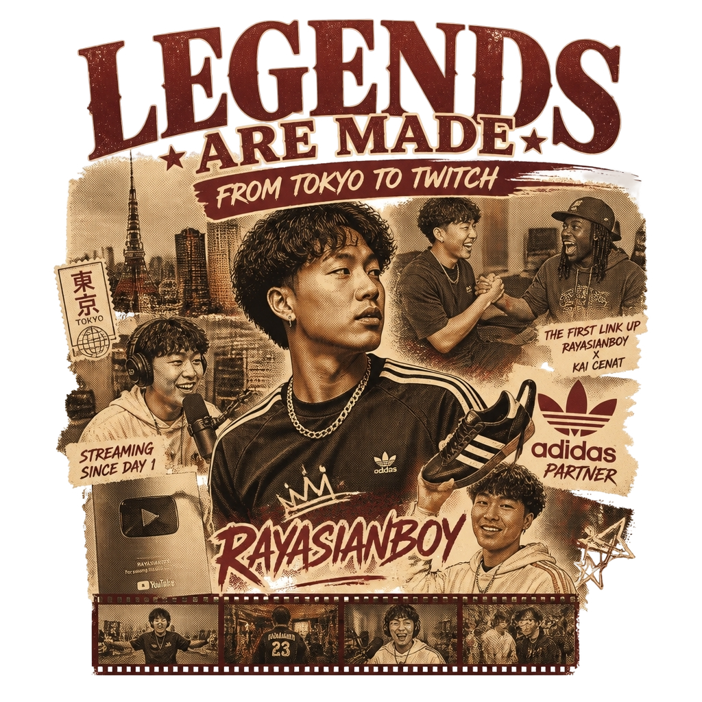 Rayasianboy "Legends Are Made - From Tokyo to Twitch" Poster