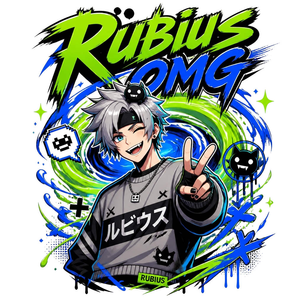 Rubius "s VTuber avatar" Poster - Official posters merchandise