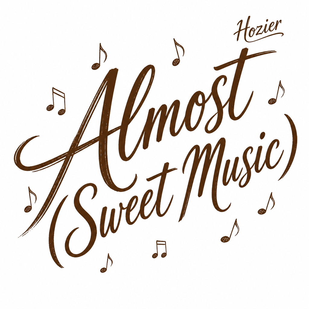 Hozier "Almost (Sweet Music)" Poster - Official posters merchandise