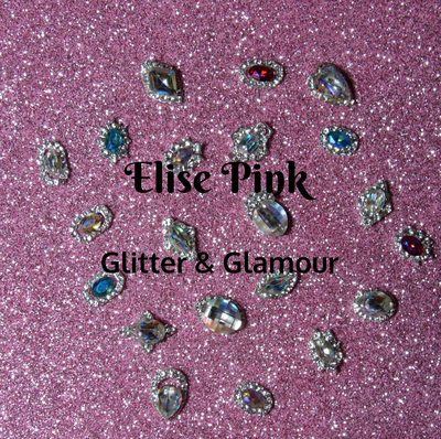 Elise Pink Glitter Glamour