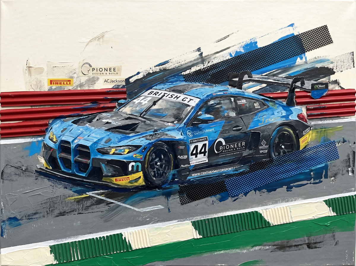 British GT Ginetta Racing Fine Art Poster