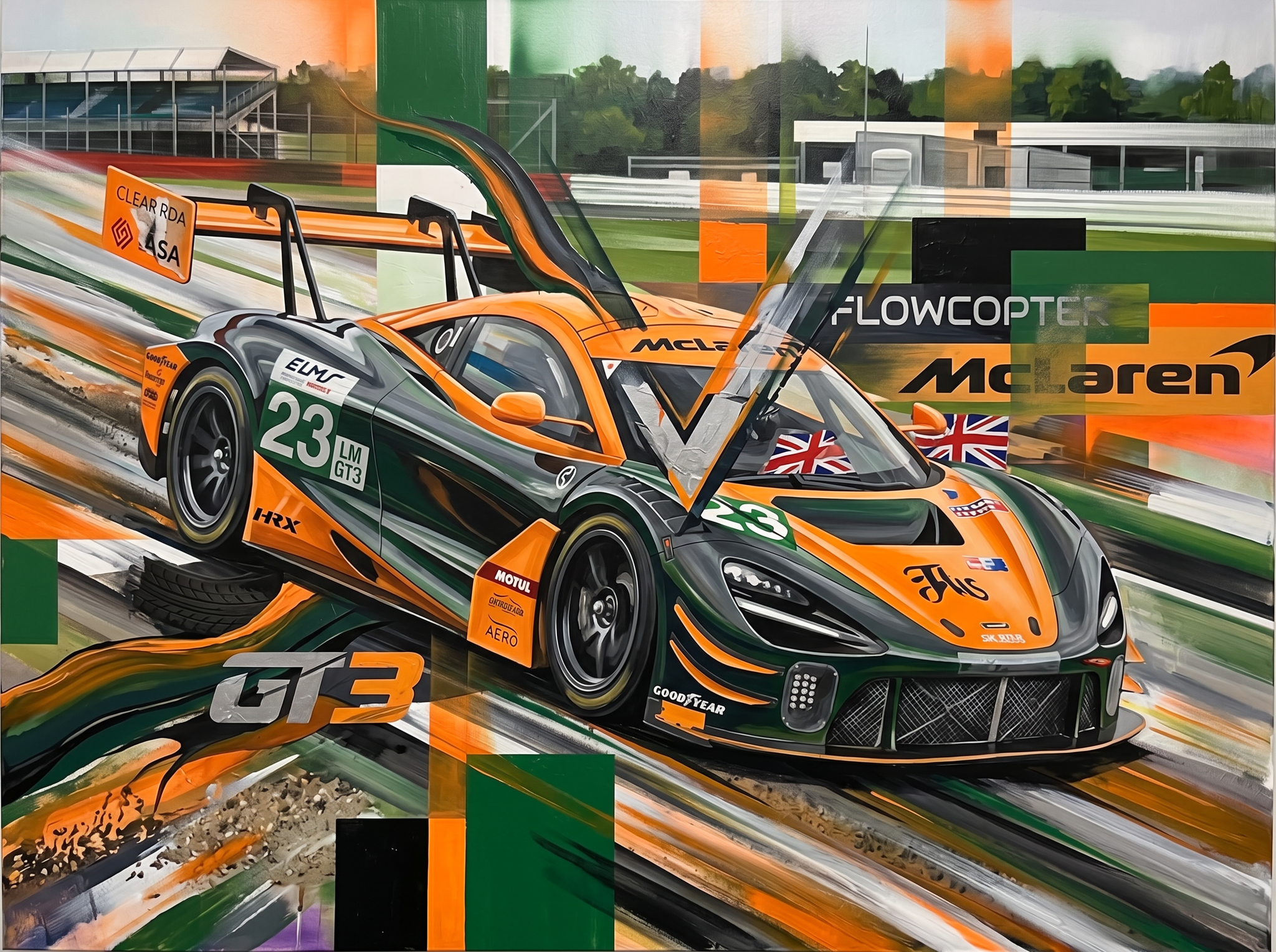 McLaren GT3 Fine Art Poster