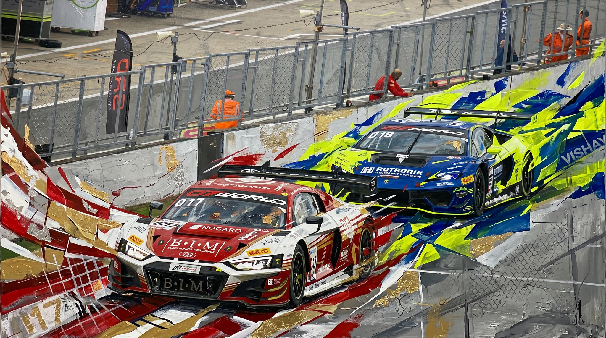 Audi Racing Fine Art Poster