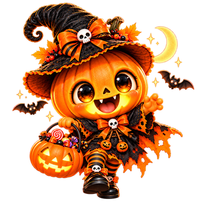 Pumpkin witch