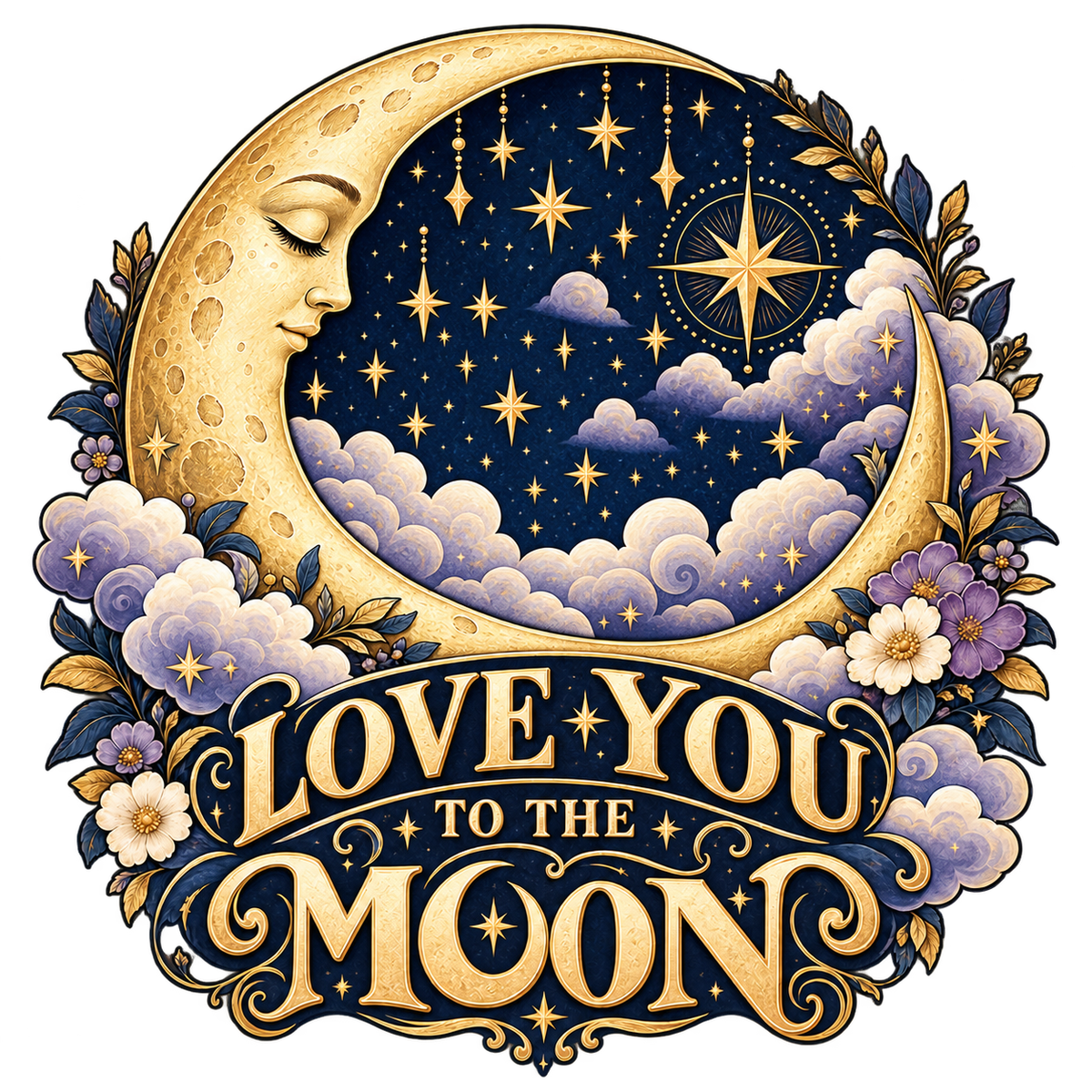 Love You to the Moon: original design base without a pet