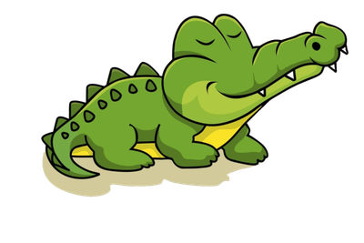 lazy aligator
